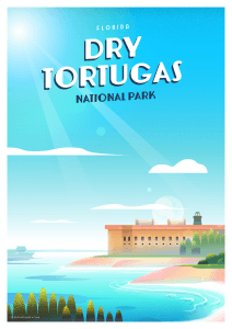 dry tortugas national park poster