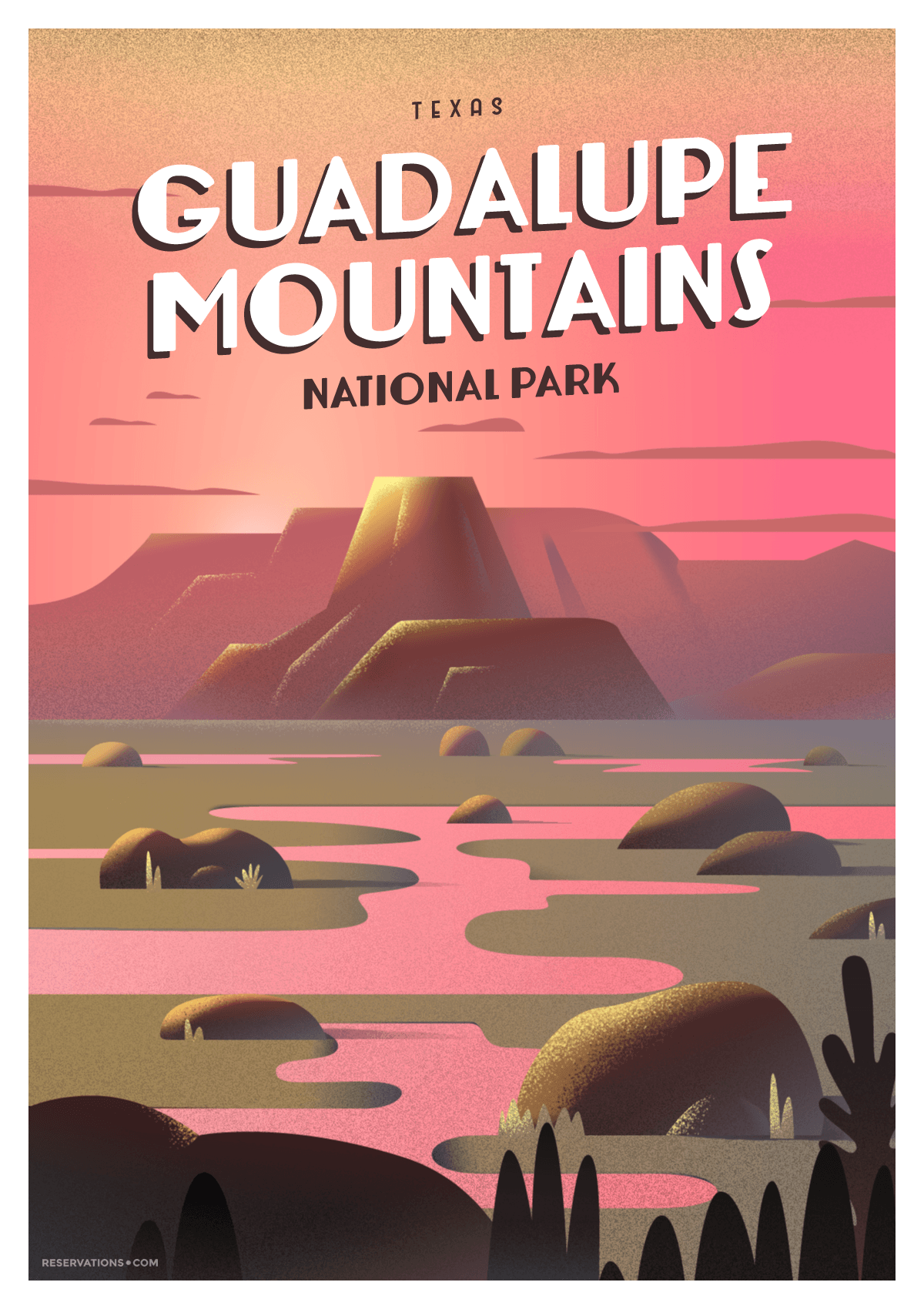 Guadalupe Mountains National Park poster