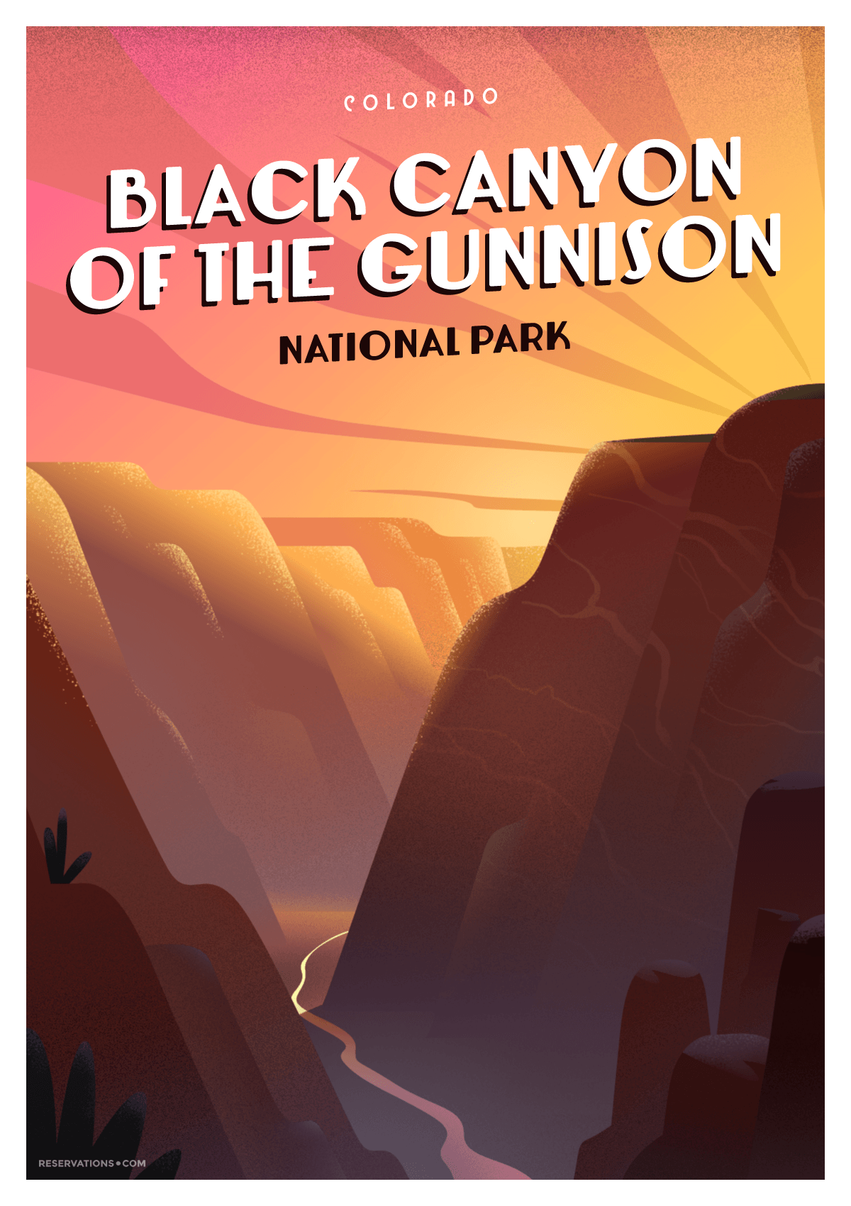 Black Canyon Of The Gunnison National Park Colorado