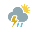 Sunday 5/4 Weather forecast for Paisley, Florida, Thunderstorm with rain