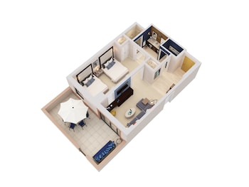 Premium Suite, Multiple Beds, Balcony, Poolside (Twin Dolphin Tower)