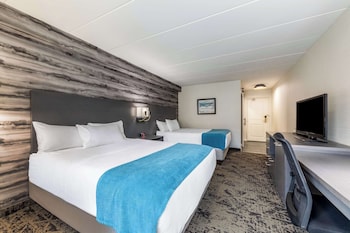 Standard Room, 2 Queen Beds, Non Smoking, Refrigerator & Microwave (Walk-in Shower)