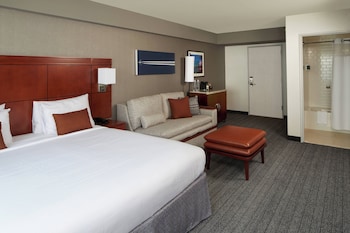 Room, 1 King Bed, Roll-in Shower