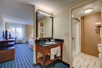 Room, 1 King Bed with Sofa bed, Hearing Accessible