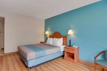 Deluxe Room, 1 Queen Bed, Smoking, Refrigerator & Microwave