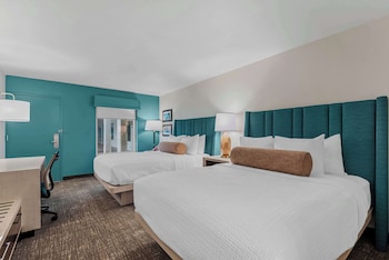 Standard Room, 2 Queen Beds, Non Smoking, Refrigerator & Microwave