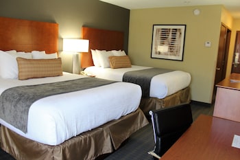 Standard Room, 2 Queen Beds, Non Smoking, Refrigerator & Microwave