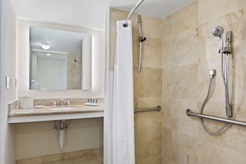 Standard Room, 2 Queen Beds, Mobility Accessible (View, Roll-in shower)