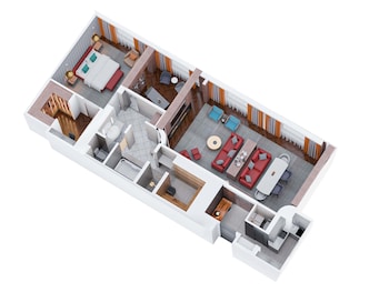 Suite, 1 King Bed, Sauna