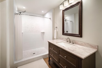 Standard Room, 2 Queen Beds, Non Smoking, Refrigerator & Microwave (Walk-in Shower;Larger Room)