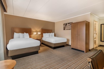 Standard Room, 2 Double Beds, Accessible, Refrigerator & Microwave
