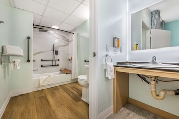 Suite, 1 King Bed with Sofa bed, Accessible, Non Smoking (Roll-In Shower)