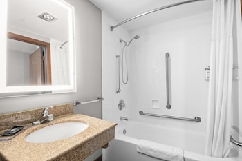 1 Queen Bed, Mobility Accessible Room, Bathtub w/ Grab Bars, Non-Smoking