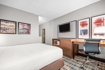 1 Queen Bed, Mobility Accessible Room, Bathtub w/ Grab Bars, Non-Smoking