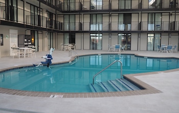 Standard Room, 2 Double Beds, Balcony, Pool View