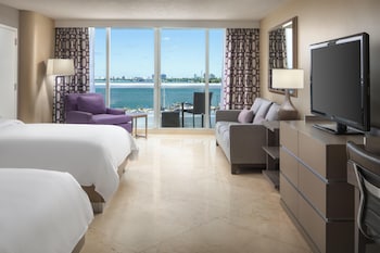 Room, 2 Double Beds, Accessible, Balcony (Hearing)