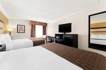 Standard Room, 2 Queen Beds, Non Smoking, Refrigerator & Microwave