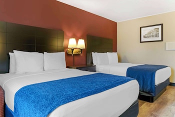 Standard Room, 2 Queen Beds, Non Smoking, Refrigerator & Microwave