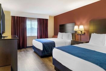 Standard Room, 2 Queen Beds, Non Smoking, Refrigerator & Microwave