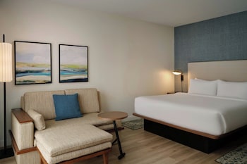 Room, 1 King Bed with Sofa bed, Courtyard View (Hearing Accessible)