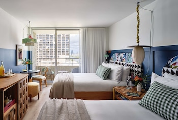 Premium Double Room, 2 Double Beds (View)
