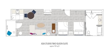ADA Signature Two Queen Suite