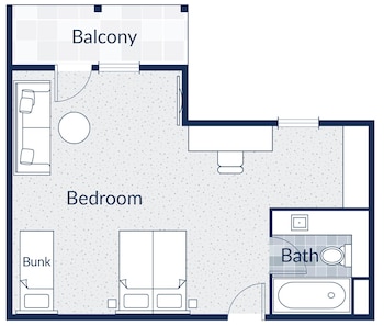 Deluxe King Family (6) Room (No Pets)