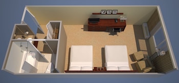 Deluxe Room, 2 Queen Beds (Mobility Accessible, Roll-In Shower)
