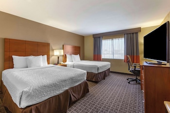 Standard Room, 2 Queen Beds, Non Smoking, Refrigerator & Microwave