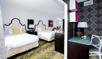 Standard Room, 2 Double Beds, Mobility Accessible
