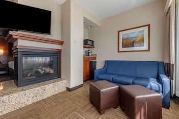 Jetted Tub Fireplace Deluxe Lake View Suite