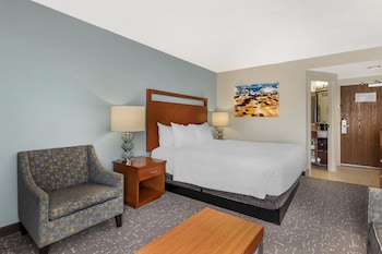 Standard Room, 1 King Bed, Non Smoking, Refrigerator & Microwave