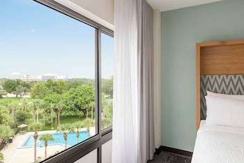 Standard Room, 1 King Bed with Sofa bed, Pool View