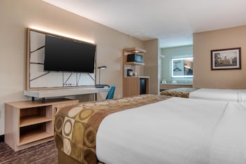 Standard Room, 2 Queen Beds, Smoking, Refrigerator & Microwave