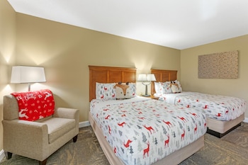 Standard Room, 2 Queen Beds, Non Smoking, Refrigerator & Microwave
