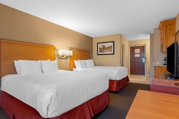 Standard Room, 2 Queen Beds, Non Smoking, Refrigerator & Microwave