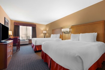 Standard Room, 2 Queen Beds, Non Smoking, Refrigerator & Microwave