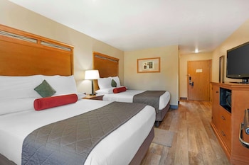 Standard Room, 2 Queen Beds, Non Smoking, Refrigerator & Microwave