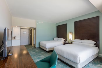 Room, 2 Double Beds, Balcony, Garden View (Beach Wing)