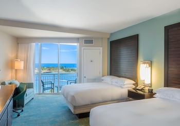 Premium Room, 2 Double Beds, Balcony, Ocean View (Beach Wing)