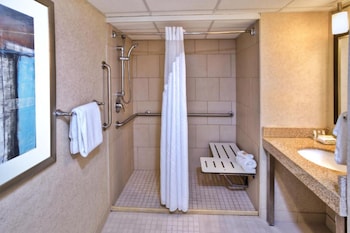 Suite, 1 King Bed (Mobility, Roll-In Shower)