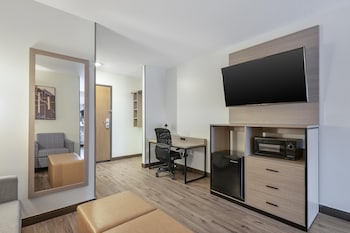 Suite, 1 Queen Bed, Non Smoking, Refrigerator & Microwave