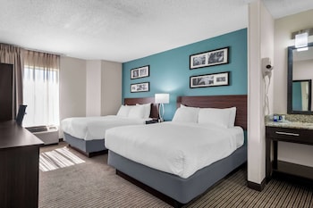 Double Room, 2 Double Beds, Non Smoking