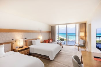 Ocean View Junior Suite Two Queen with Balcony