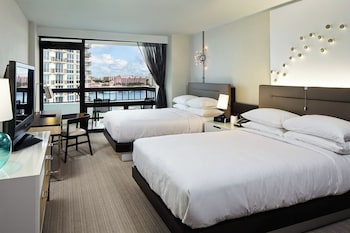 Room, 2 Queen Beds, Accessible, Balcony (hearing acc w/ water view)
