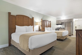 Standard Room, 2 Queen Beds, Non Smoking, Kitchenette (Street View)
