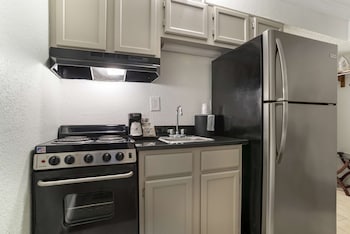 Standard Room, 2 Queen Beds, Non Smoking, Kitchenette (Street View)