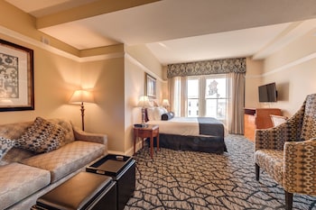 Junior Studio Suite, 1 Queen Bed with Sofa bed, Accessible, City View