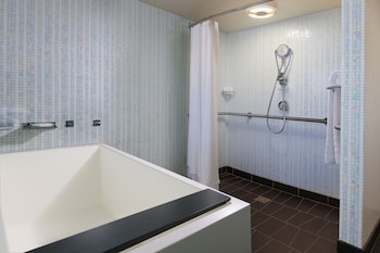 Club Room, 1 King Bed (Mobility/Hearing Access, Roll-In Shwr)