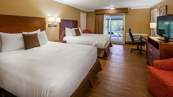 Standard Room, 2 Queen Beds, Non Smoking, Refrigerator & Microwave